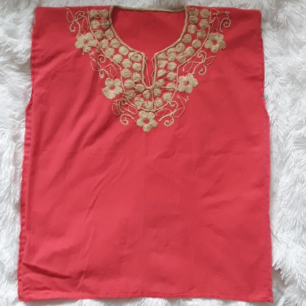🧘‍♀New Hand-Embroidered Mexican Boho Manta Blouse